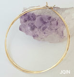 14kt Gold filled hoops & silver hoops Sale item