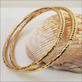 JQIN 14k yellow gold filled bangle