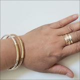 JQIN 14k yellow gold filled bangle