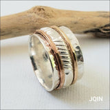 JQIN meditation spinning ring - rings