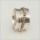 JQIN meditation spinning ring. - rings
