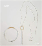 JQIN sterling silver Love key necklace - necklace