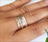 Meditation spinning ring - rings