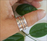 Meditation spinning ring - rings