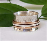 Meditation spinning ring - rings
