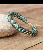 African Turquoise gemstone bracelet