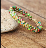 Rainbow imperial jasper bracelet