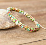 Rainbow imperial Jasper bracelet