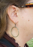 JQIN antique effected earrings