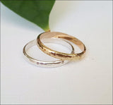 925 sterling silver stack-able simple band - rings