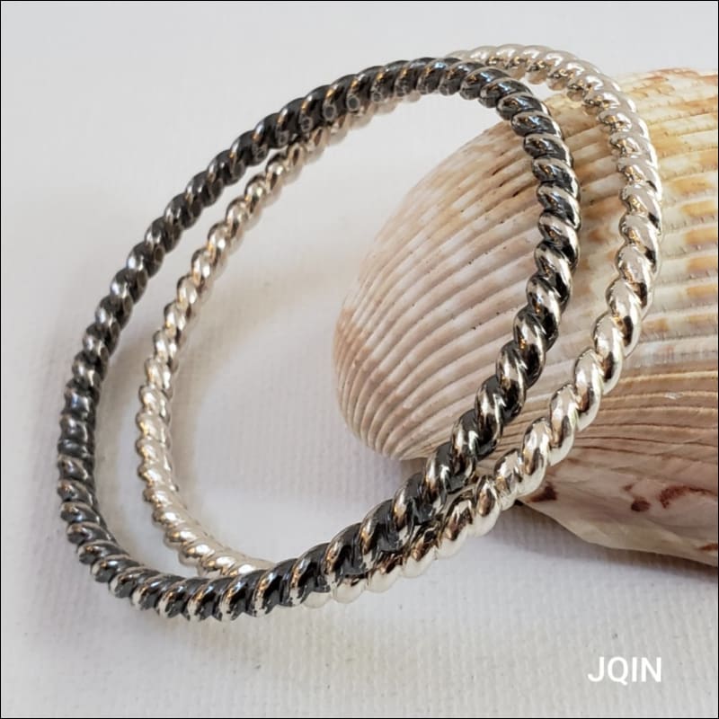 アクセサリー 20/80 STERLING SILVER ID BANGLE 5mm 20/80 | STERLING SILVER ID BANGLE 5mm width | hazy